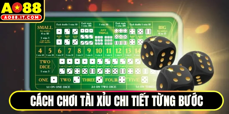 Cách chơi Tài Xỉu chi tiết từng bước tại AO88